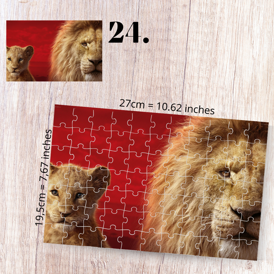 Puzzle 88 Pieces - The Lion King Inspired