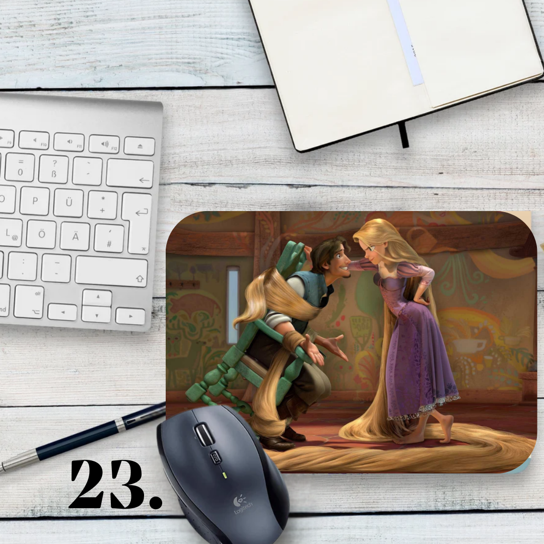 Mousepad Tangled – Disney animation, Rapunzel and Flynn Rider