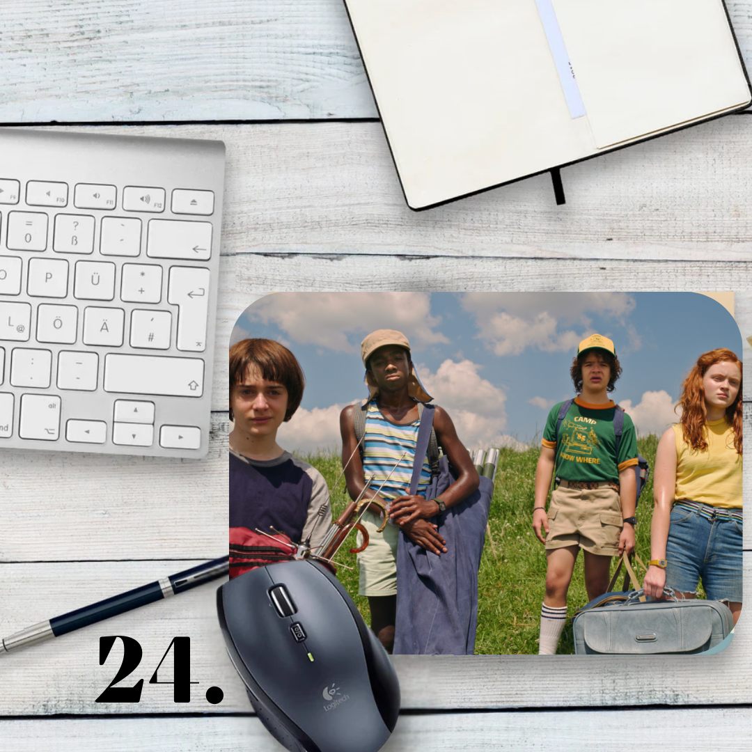 Podkładka pod mysz Stranger Things / Stranger Things – serial Netflix, Hawkins, Eleven