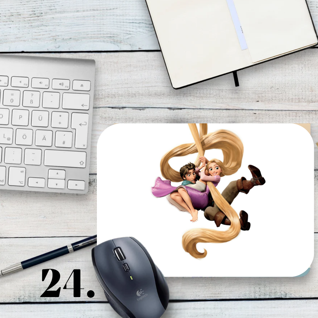 Mousepad Tangled – Disney animation, Rapunzel and Flynn Rider
