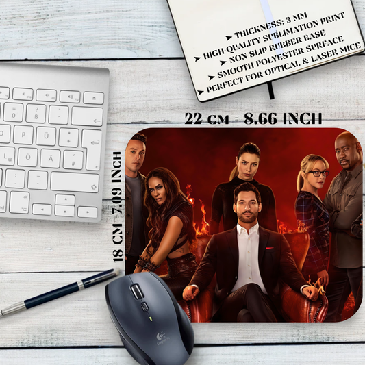 Podkładka pod mysz Lucifer / Lucifer – serial fantasy Netflix