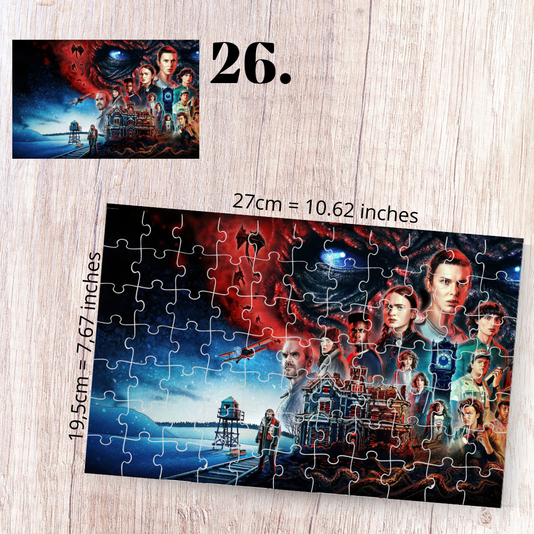 Puzzle Stranger Things / Stranger Things – serial Netflix, horror fantasy