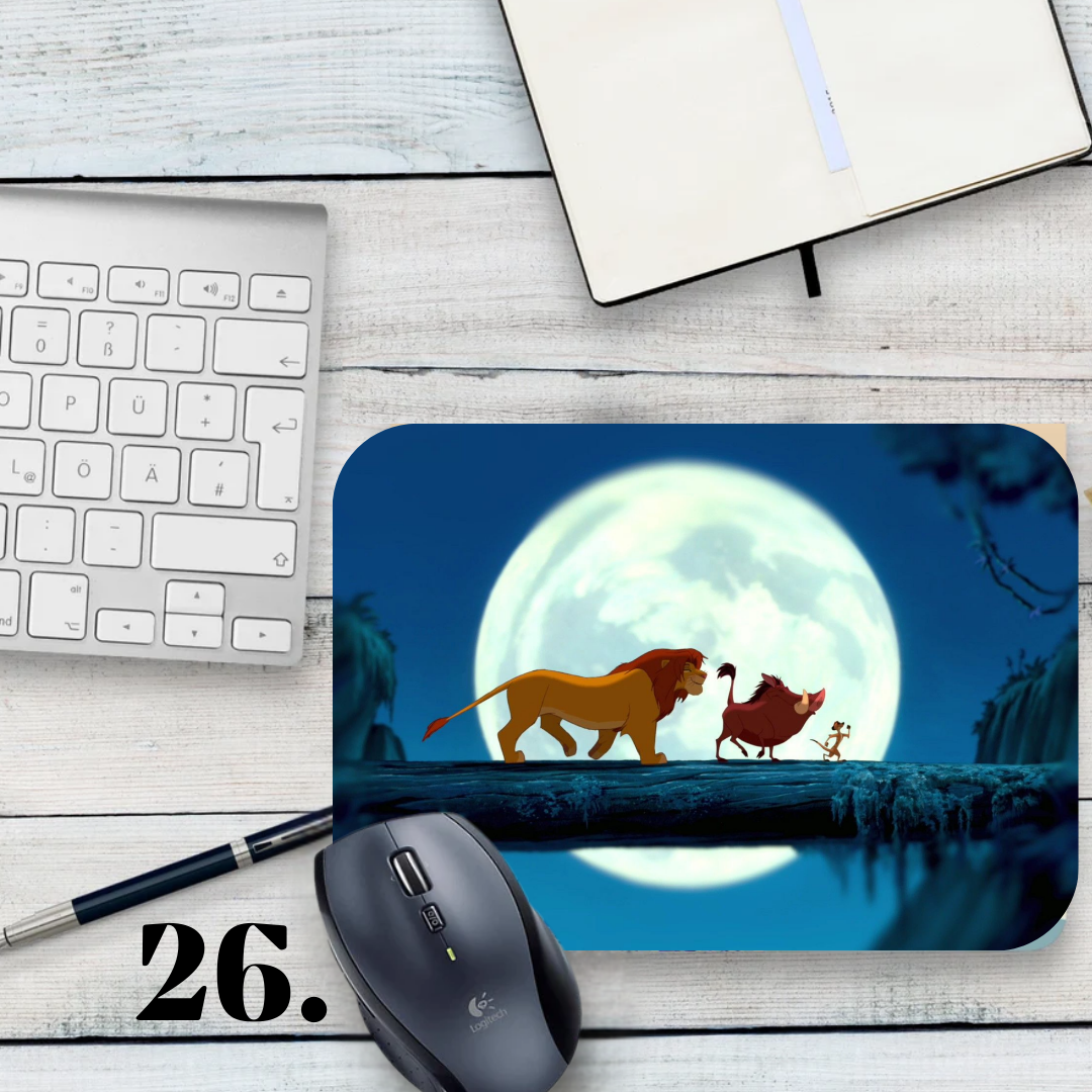 The Lion King Mouse Pad – Simba, Nala, Timon, and Pumbaa