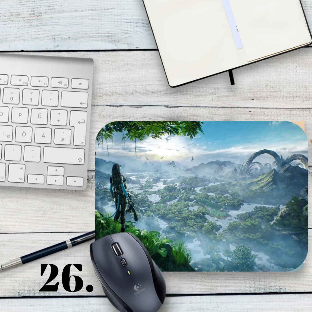 Podkładka pod mysz Avatar / Avatar – Pandora, Neytiri i Jake Sully