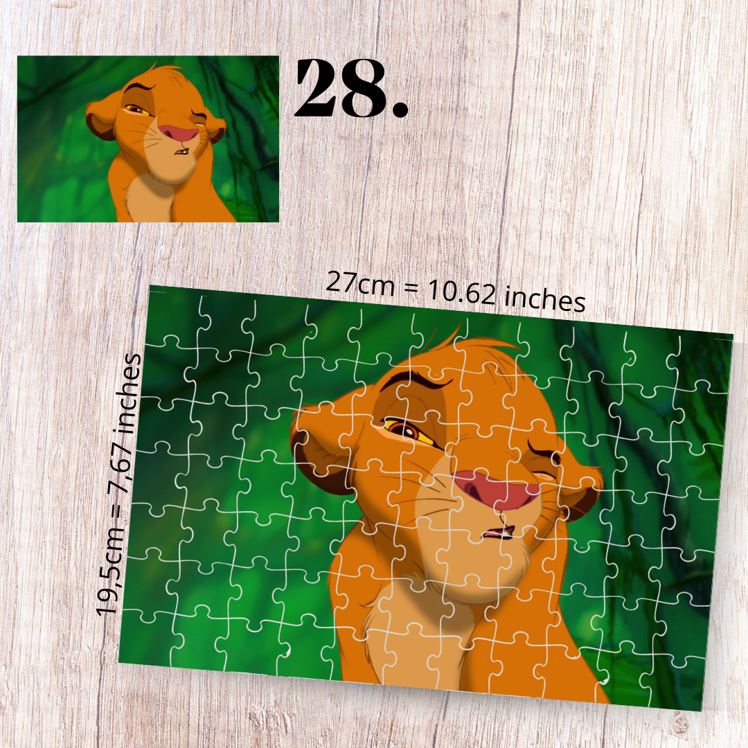 Puzzle 88 Pieces - The Lion King Inspired
