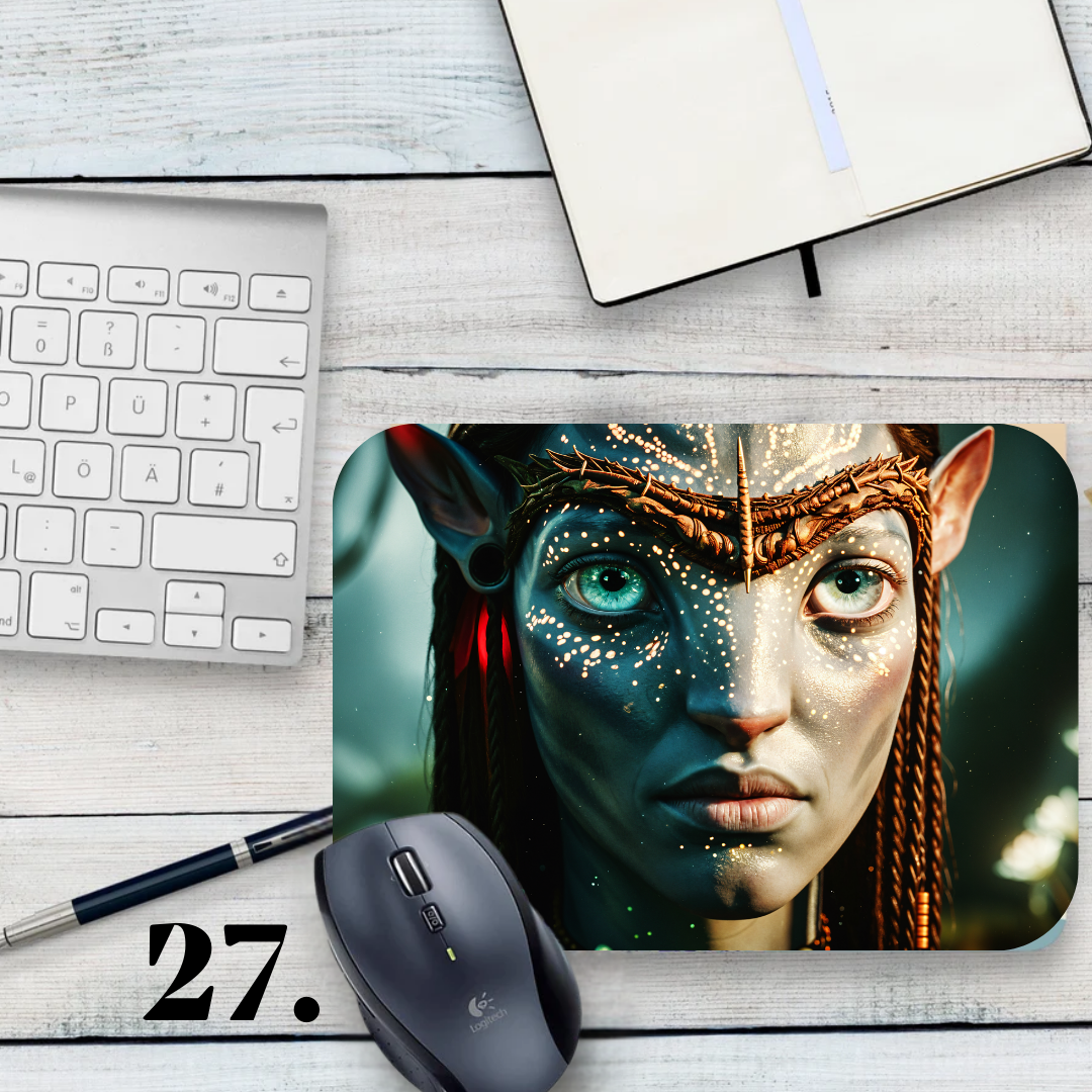 Podkładka pod mysz Avatar / Avatar – Pandora, Neytiri i Jake Sully