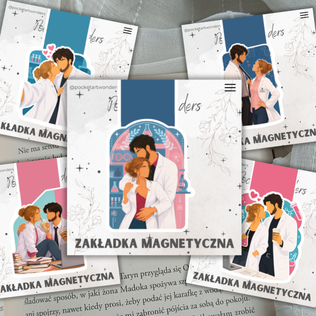 Magnetische Lesezeichen für das Buch „The Love Hypothesis“ – Romance- und BookTok-Ästhetik