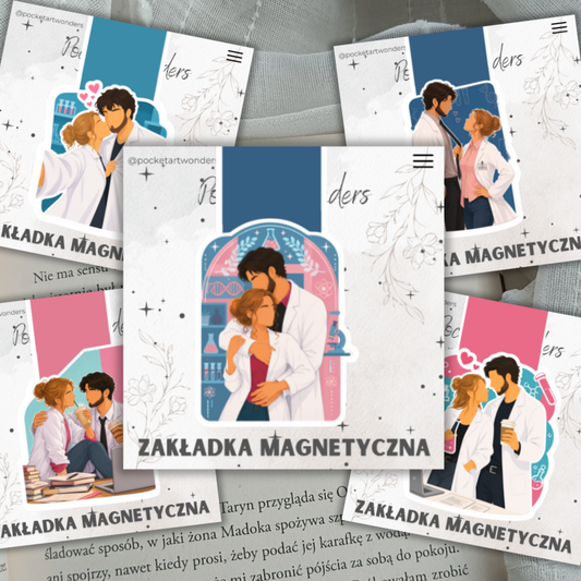 Magnetische Lesezeichen für das Buch „The Love Hypothesis“ – Romance- und BookTok-Ästhetik