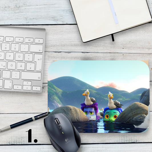 Podkładka pod mysz Luca / Luca – animacja Disney Pixar, Luca i Alberto
