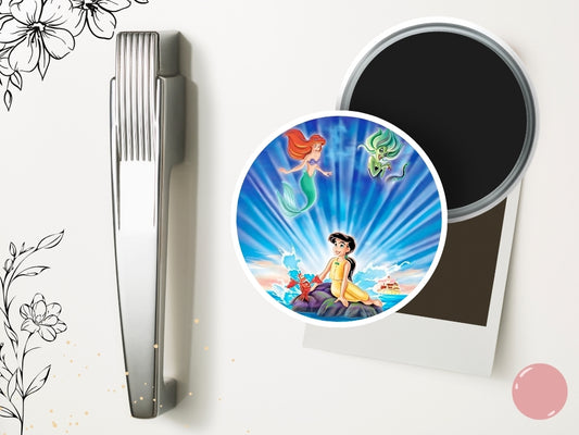 Little Mermaid Fridge Magnet – Disney movie inspired, aesthetic magnet, Ariel