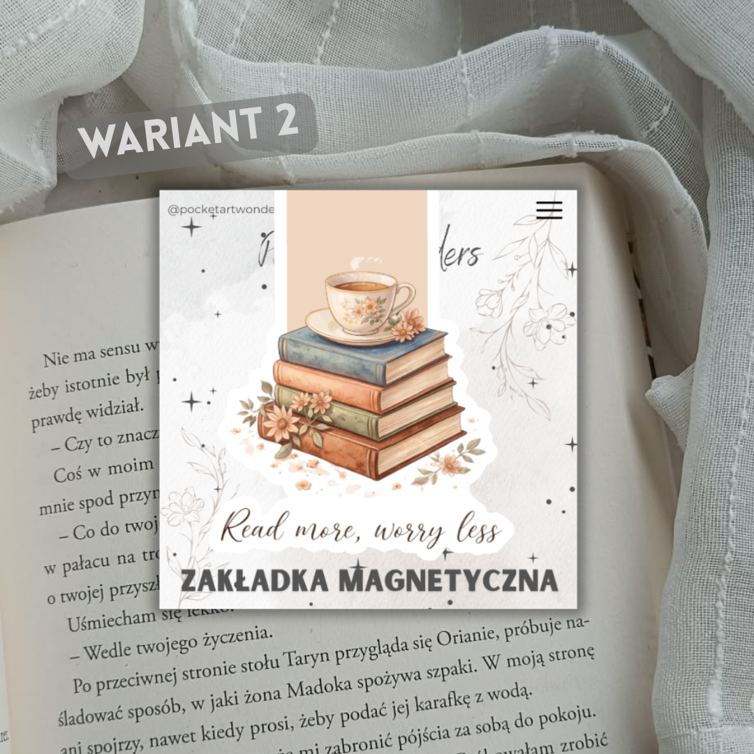Zakładka magnetyczna - inspirowana Bookish Aesthetic