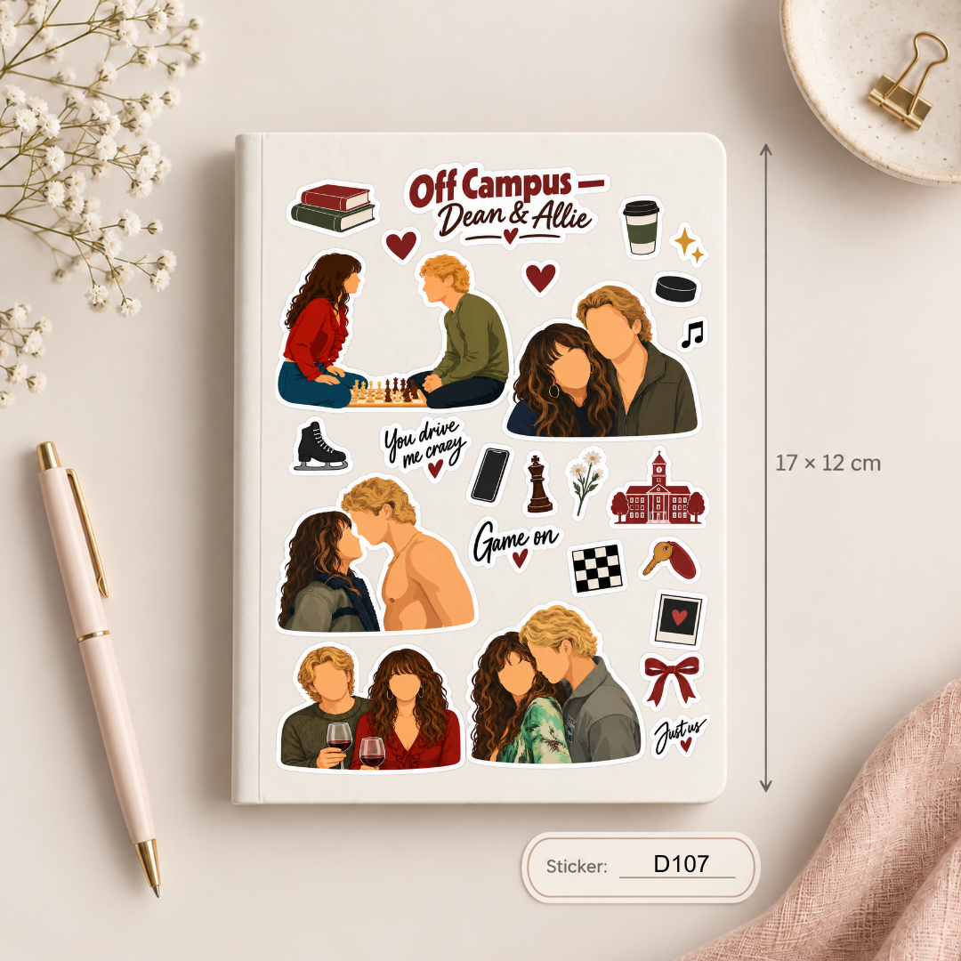 Arkusz naklejek – Off Campus Dean + Allie