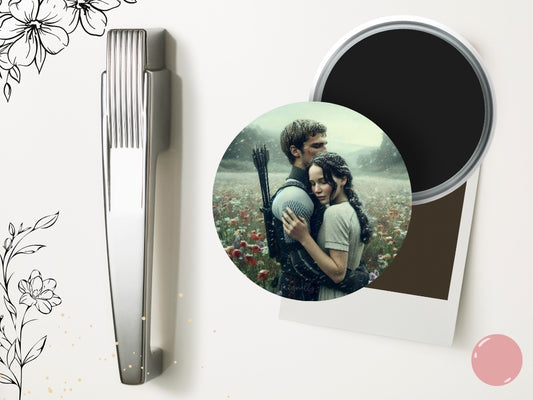 The Hunger Games Fridge Magnet – film-inspired, aesthetic fantasy magnet, Katniss Everdeen