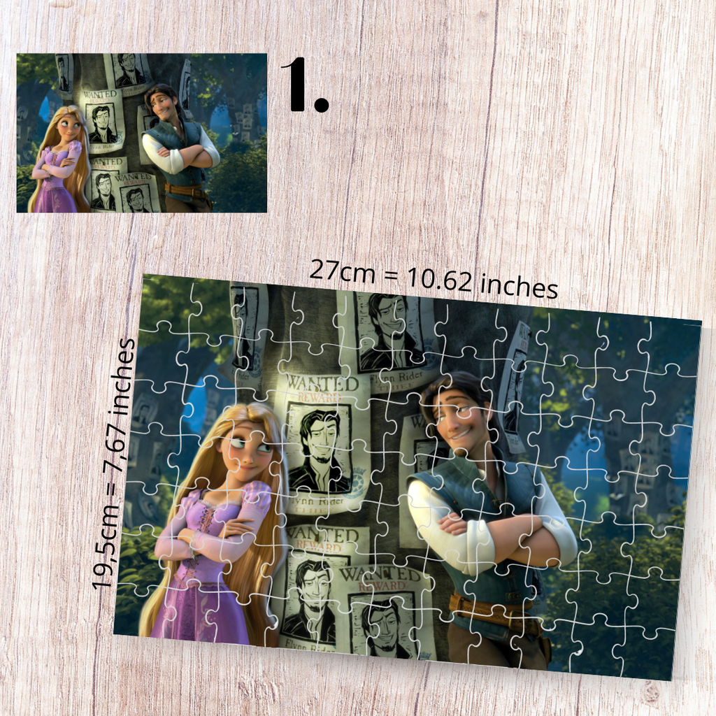 Puzzle 88 elementów – Zaplątani / Tangled