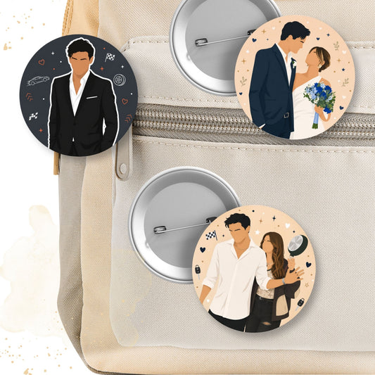 Pin Button 58 mm - Culpa Mia Inspired