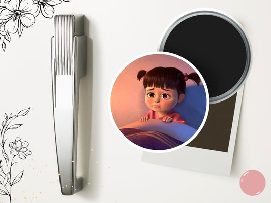 Monsters Inc. fridge magnet - Pixar movie-inspired, fun magnet, Mike, Sulley