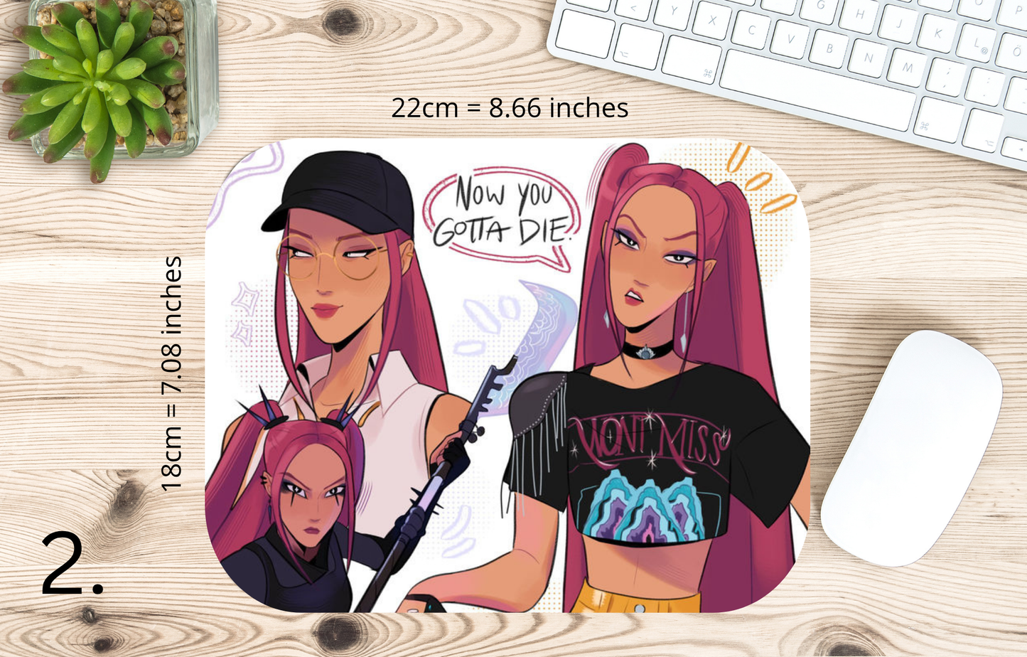 Kpop Demon Hunters | MAUSEPAD, Gaming Mouse Pad