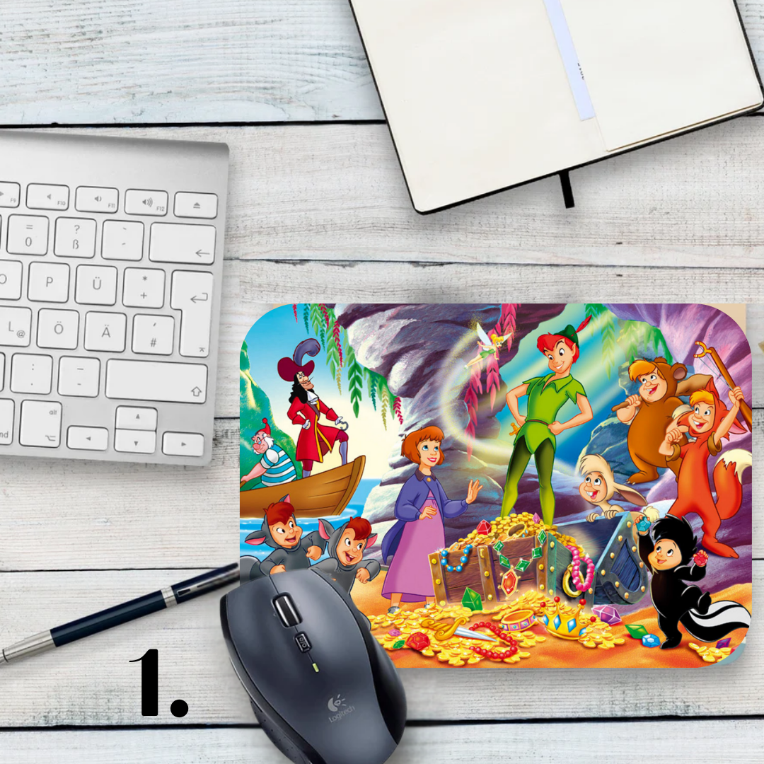 Peter Pan Mouse Pad – Classic Fairy Tale, Neverland