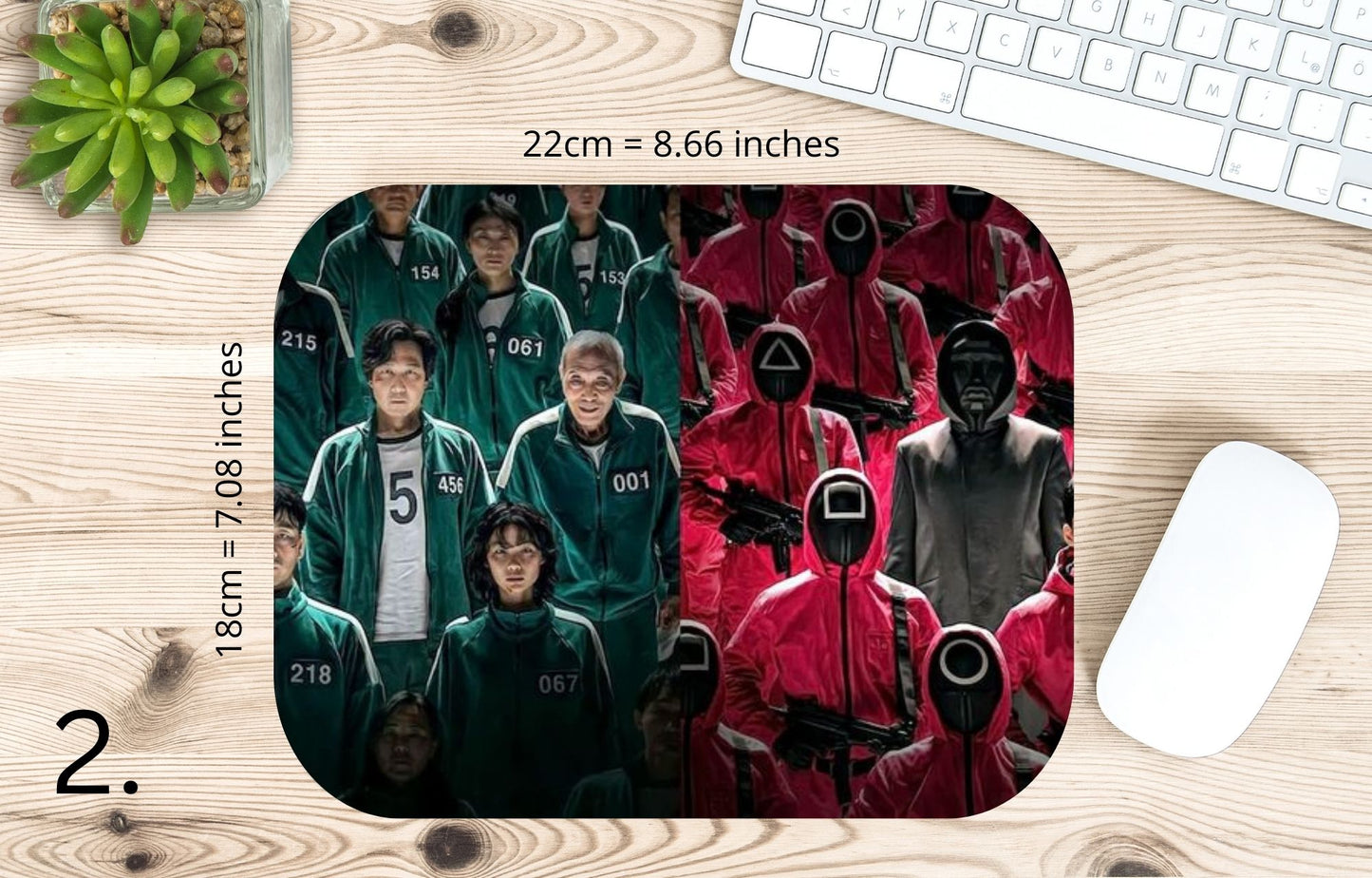 Podkładka pod mysz Squid Game / Squid Game – serial Netflix, Gra w Kalmara