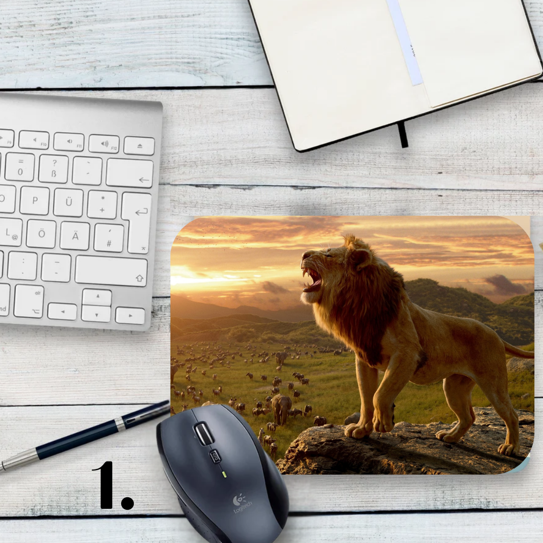 The Lion King Mouse Pad – Simba, Nala, Timon, and Pumbaa