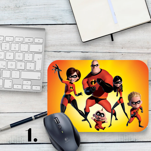 Podkładka pod mysz Iniemamocni / The Incredibles – animacja Pixar, rodzina Parr