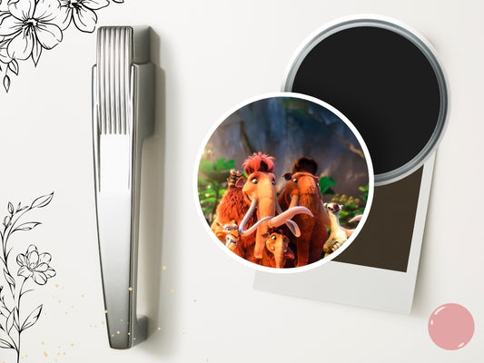 Ice Age Fridge Magnet - Movie Inspired, Fun Magnet, Manny, Sid, Diego