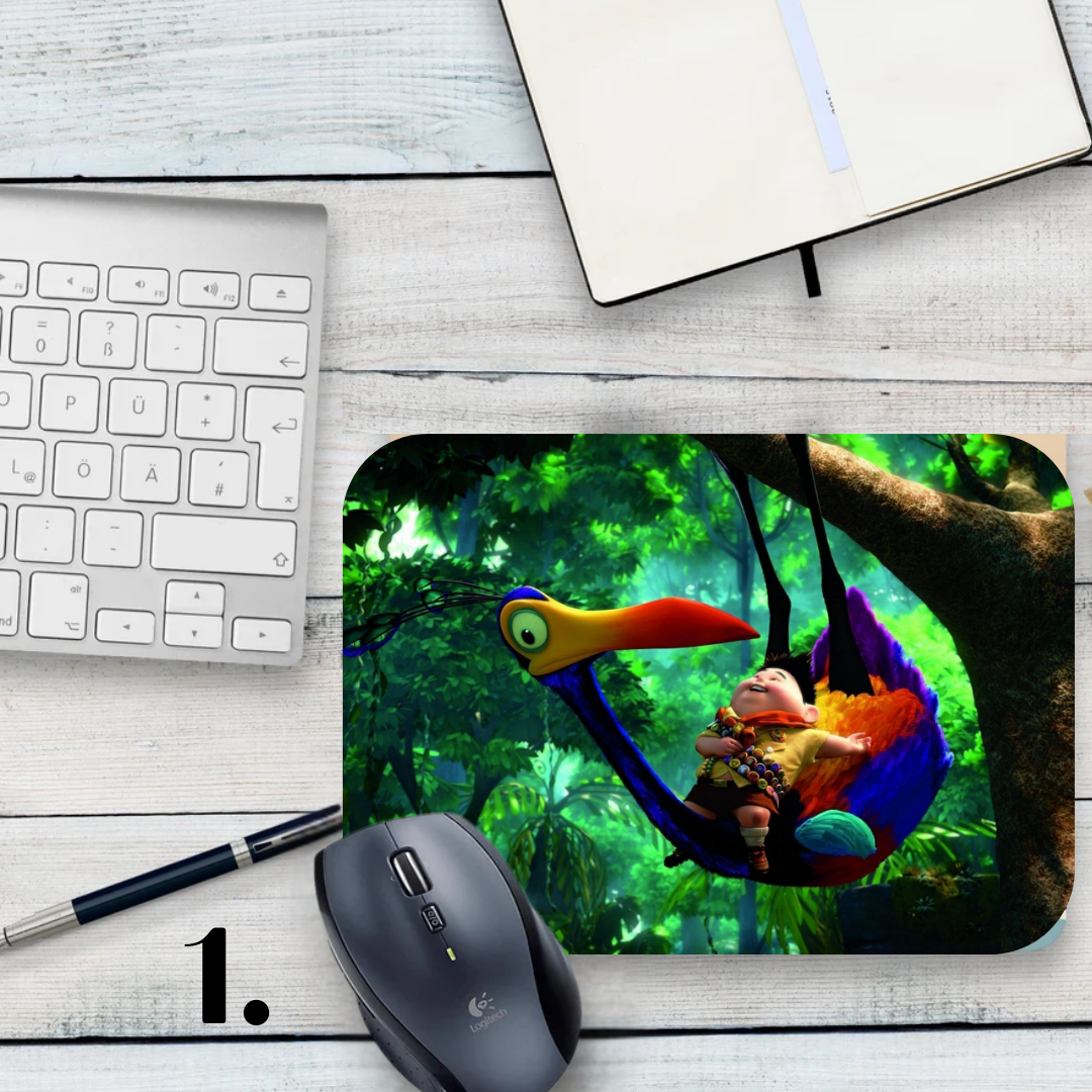 Mouse pad Up – Carl and Ellie, Pixar animation