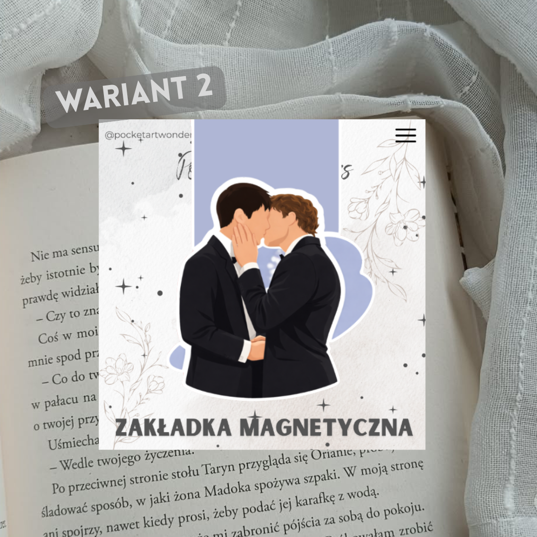 Zakładka magnetyczna - inspirowana Heated Rivalry