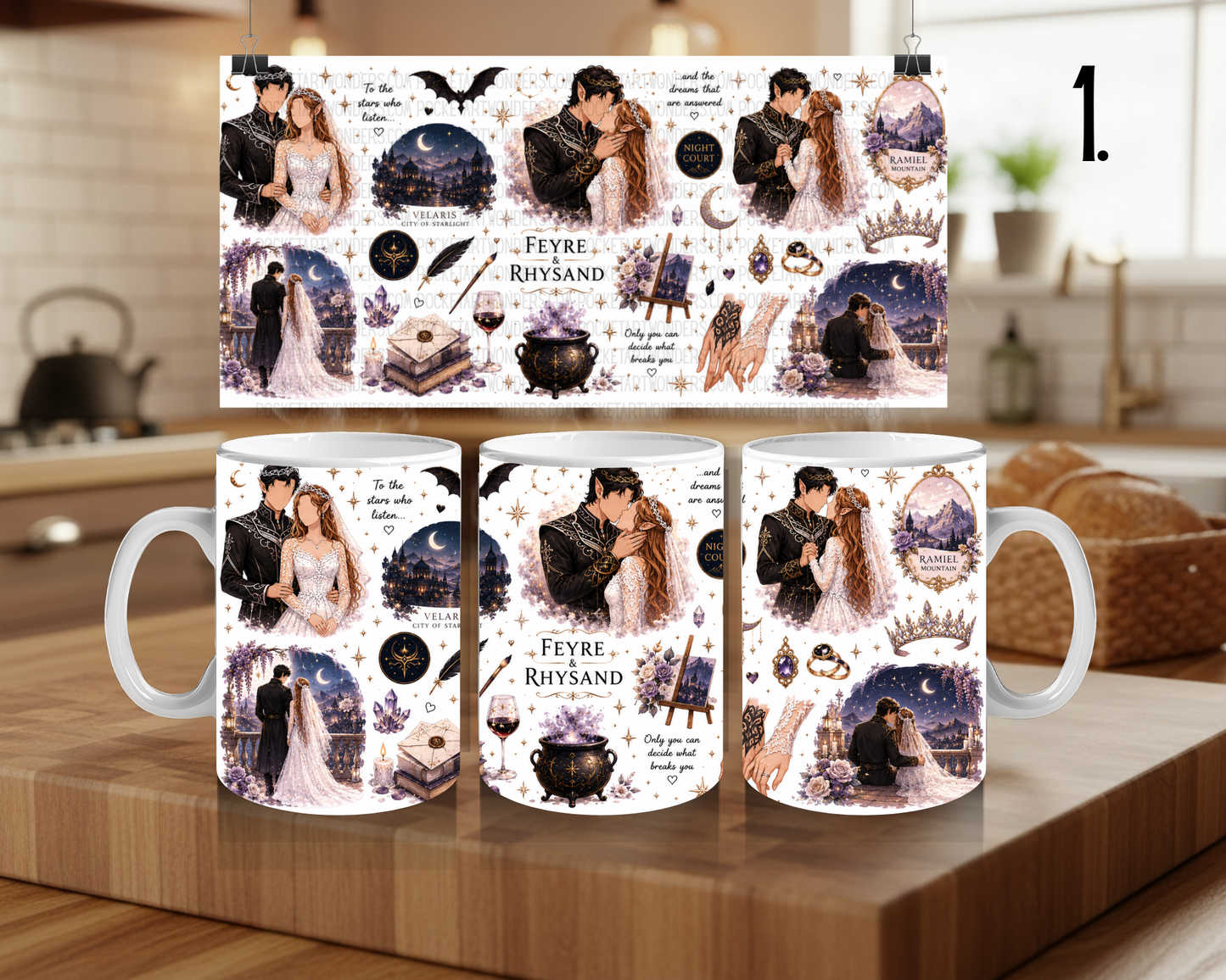 Ceramic Mug 330 ml - ACOTAR Inspired
