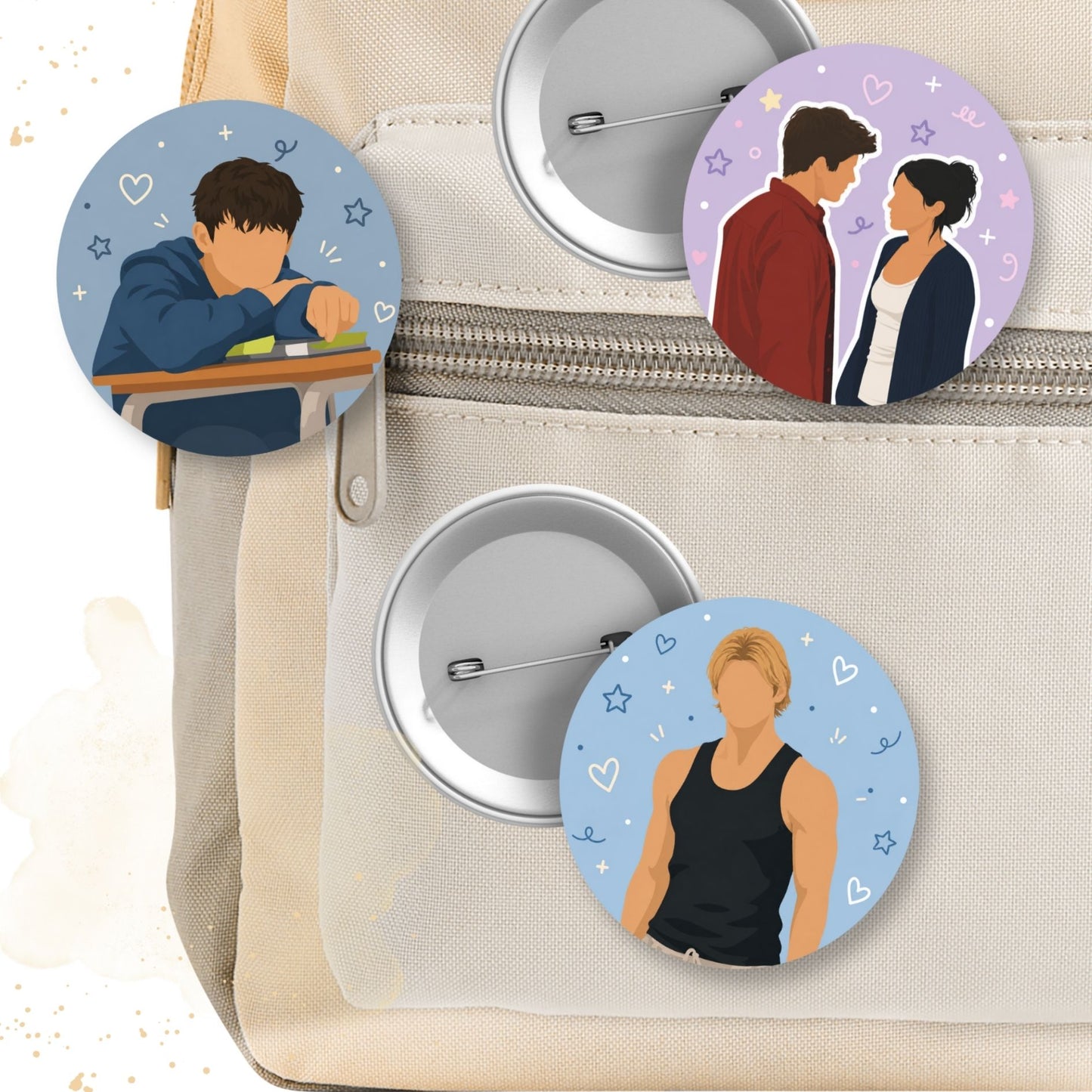 Pin Button 58 mm - My Life with the Walter Boys Inspired