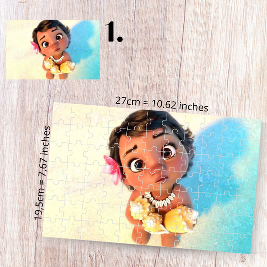 Puzzle Vaiana / Moana – Moana i Maui, animacja Disney