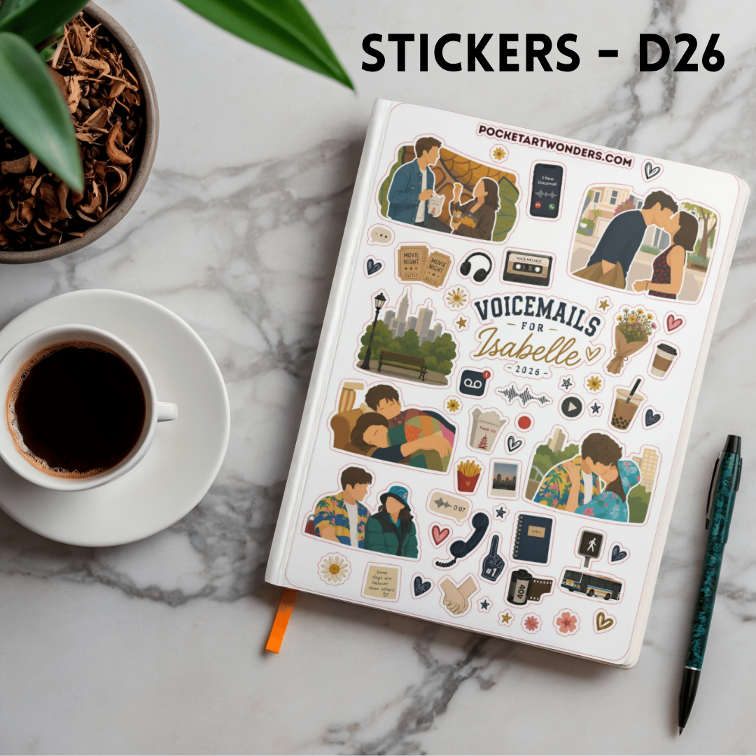 Sticker Sheet - Voicemails for Isabelle