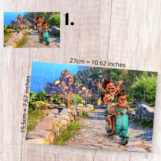 Puzzle Luca / Luca – animacja Disney Pixar, letnia przygoda