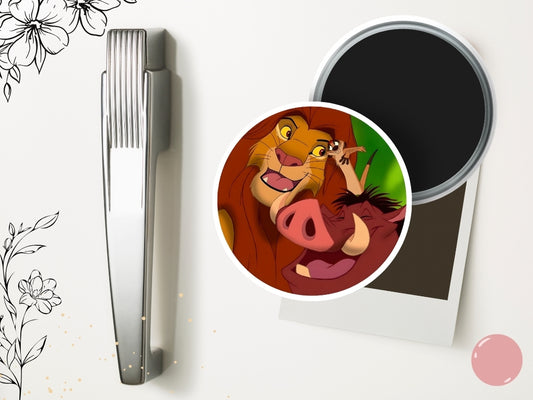 Lion King fridge magnet - inspired by the Disney movie, aesthetic magnet, Simba, Nala