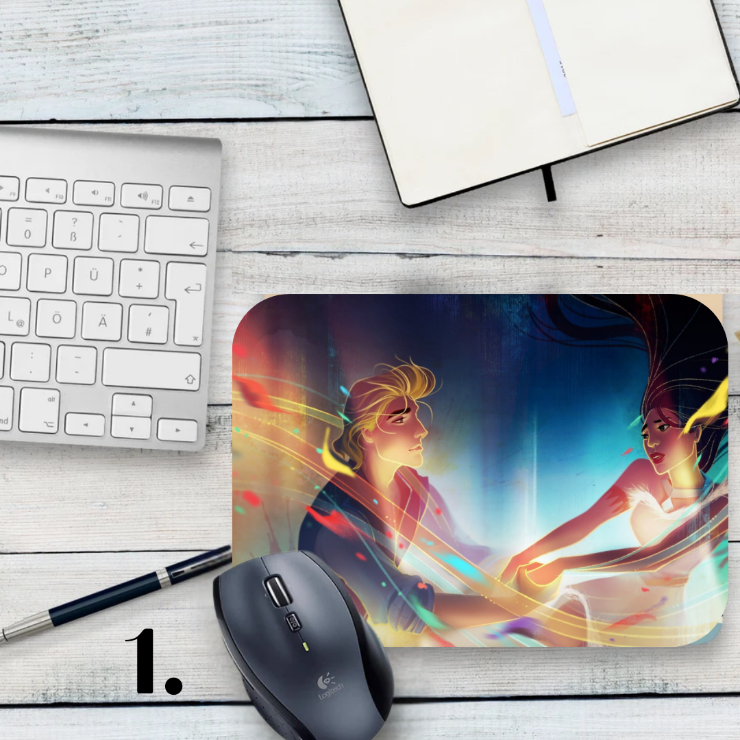 Pocahontas mouse pad / Pocahontas - Disney animation, classic fairy tale