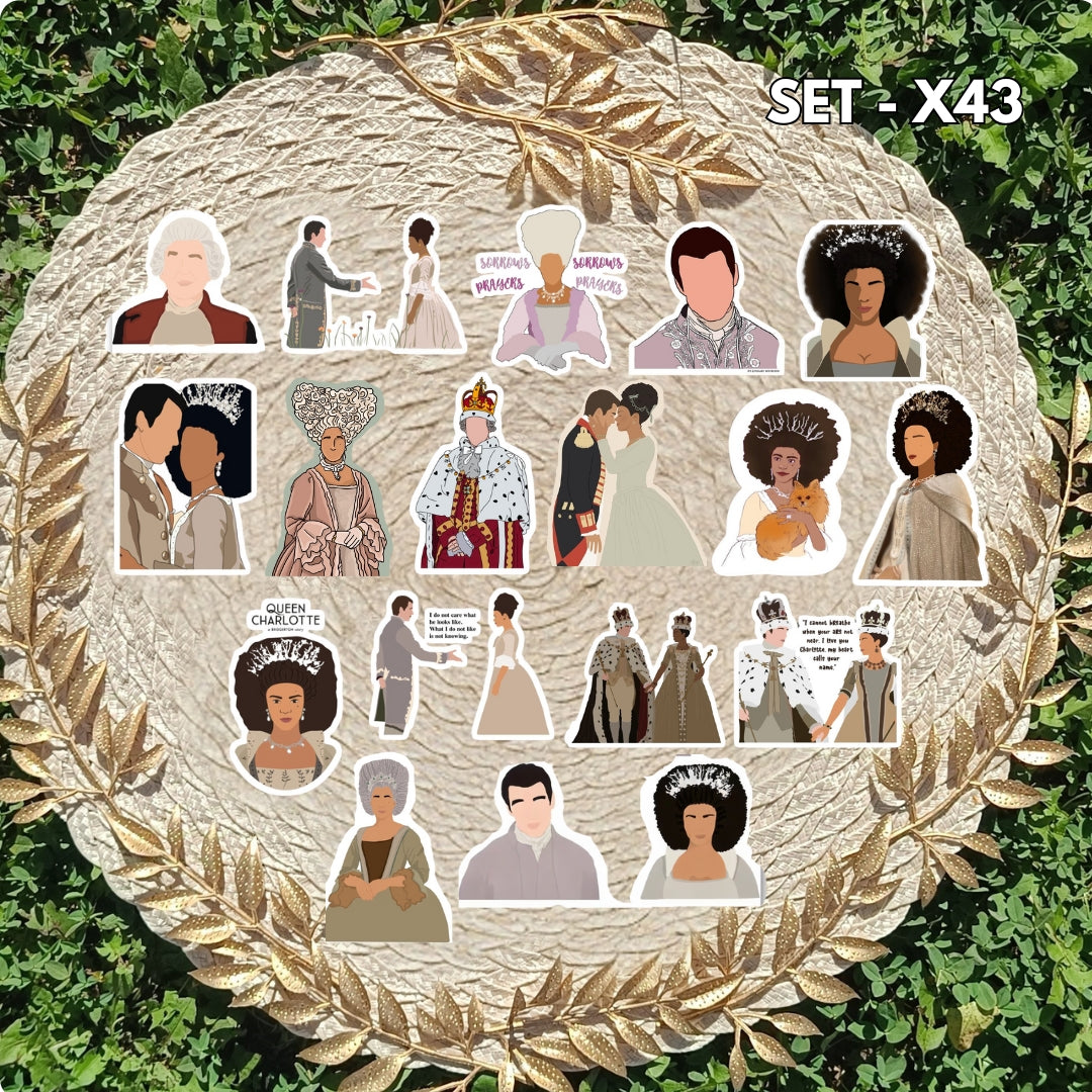 Bridgerton Stickers | Regency Aesthetic Vinyl Sticker Pack