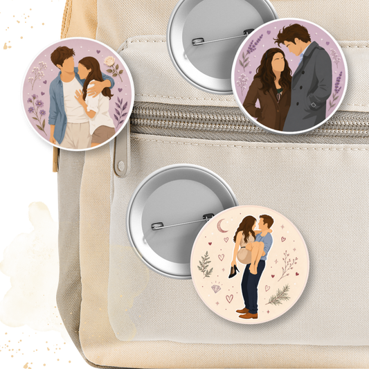 Pin Button 58 mm - Twilight
