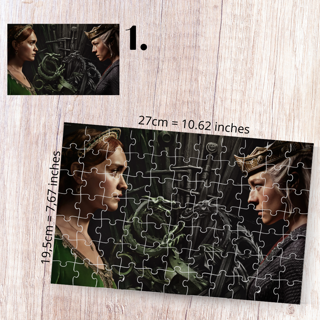 Puzzle Ród Smoka / House of the Dragon – fantasy, uniwersum Gry o Tron