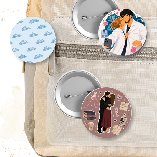 Pin Button 58 mm - The Love Hypothesis