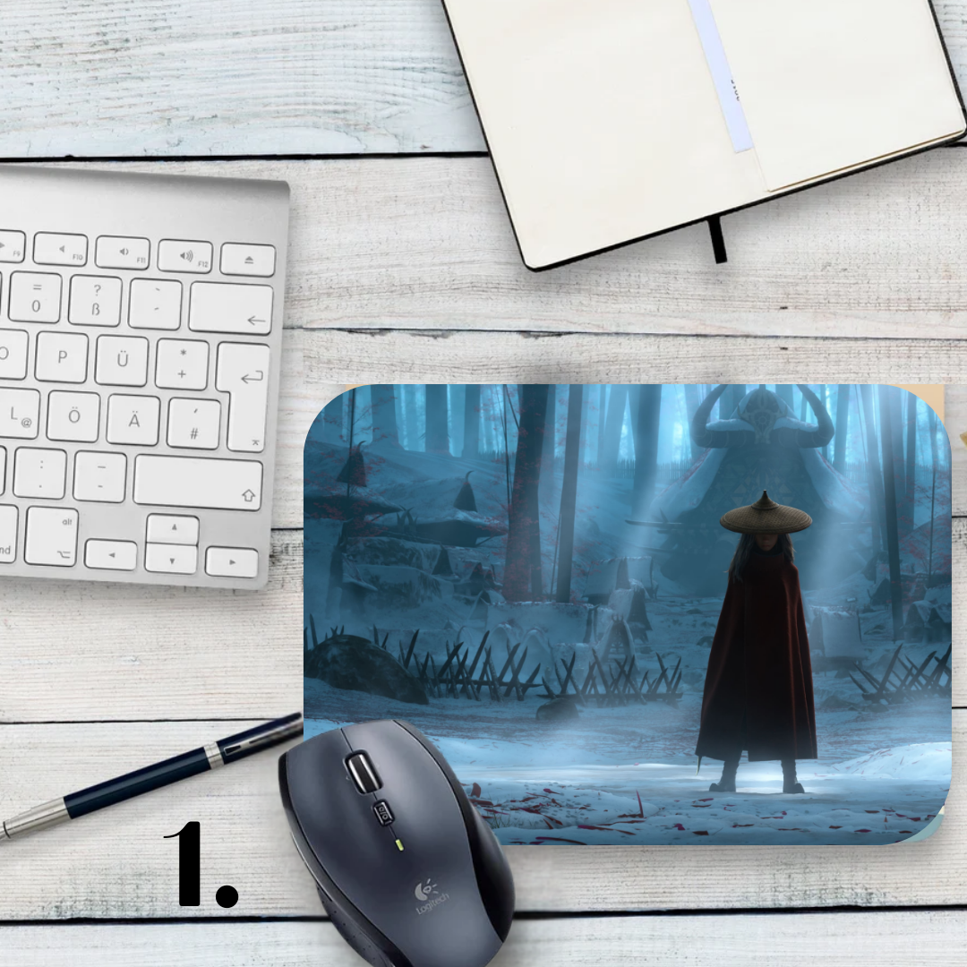 Raya and the Last Dragon Mouse Pad - Disney animation, Raya and Sisu
