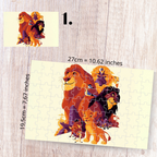 Puzzle mit 88 Teilen – Król Lew / The Lion King