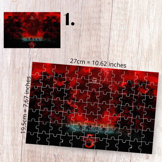 Puzzle Stranger Things / Stranger Things – serial Netflix, horror fantasy