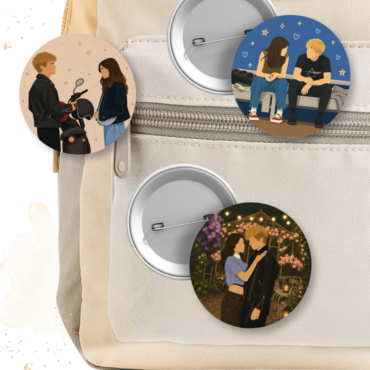 Pin Button 58 mm - Boulevard, Hasley & Luke
