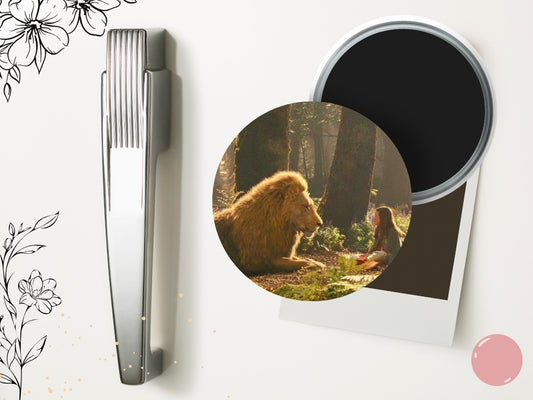 Fridge magnet The Chronicles of Narnia - film-inspired, magical fantasy magnet, Aslan