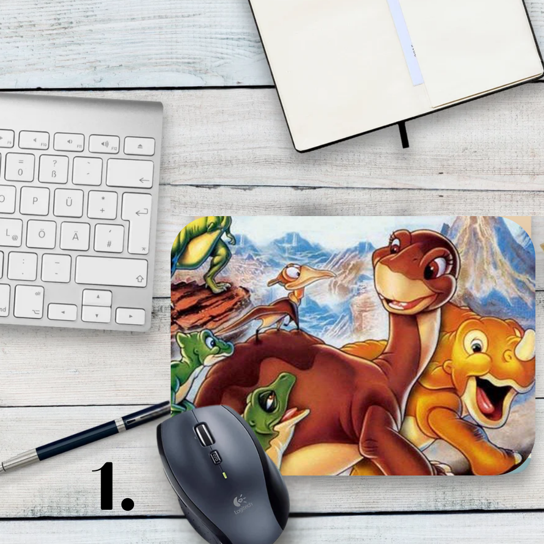 Mouse pad The Land Before Time - classic animation, Littlefoot