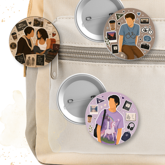 Pin Button 58 mm - Ginny & Georgia