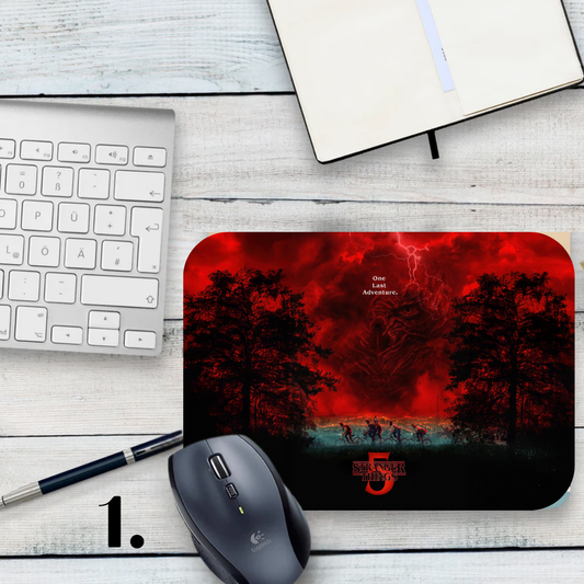 Podkładka pod mysz Stranger Things / Stranger Things – serial Netflix, Hawkins, Eleven