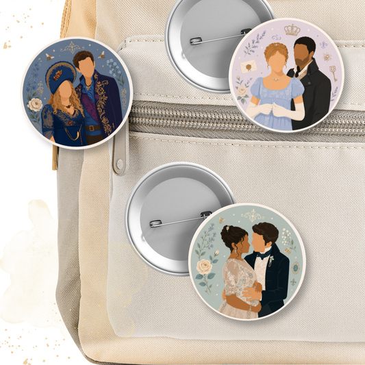 Pin Button 58 mm - Bridgerton