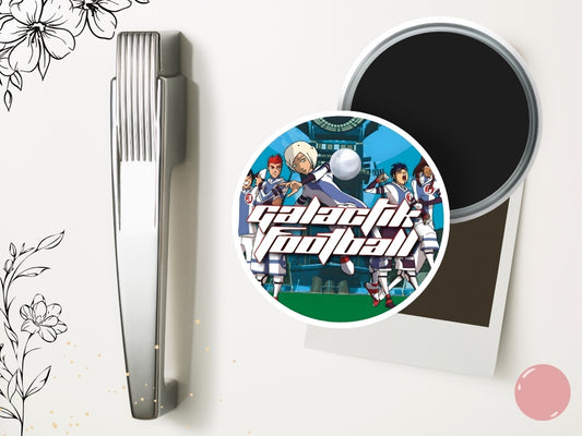 Galactic Football Fridge Magnet – inspired by the series, aesthetic magnet, Snow Kids