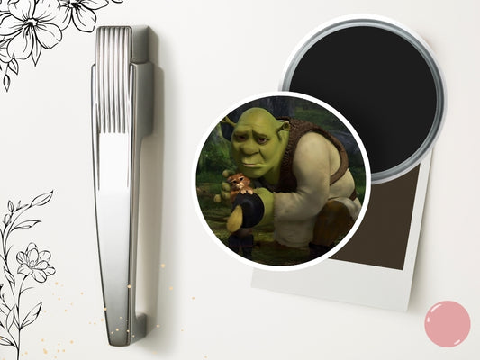 Shrek fridge magnet - inspired by DreamWorks, fun magnet, Shrek, Fiona, Donkey